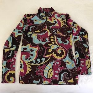 Athleta long sleeve 1/4 zip, size small
